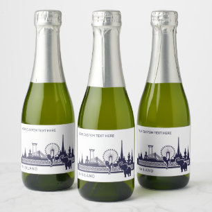 Etiquetas Para Vinos Espumosos Nombre personalizado Tailandia