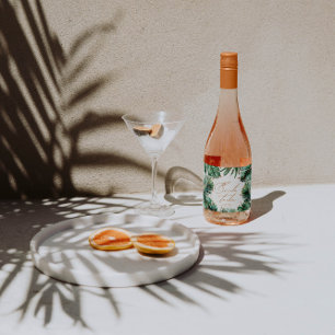 Etiquetas Para Vinos Espumosos Novia Soltera Tropical Tribu de la Novia
