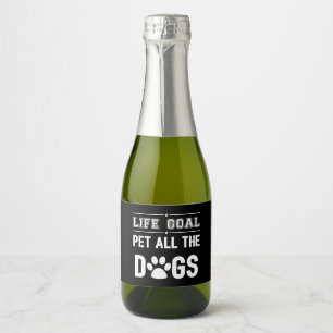 Etiquetas Para Vinos Espumosos Objetivo de Vida: Mascota Todos los Perros II