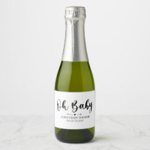 Oh Baby Black Mini Sparkling Wine Botella