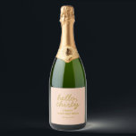Etiquetas Para Vinos Espumosos Pastel Peachy Hello Treinta Birthday Favor Box Cha<br><div class="desc">... </div>
