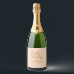 Etiquetas Para Vinos Espumosos Pastel Peachy Hello Treinta Birthday Favor Box Cha<br><div class="desc">... </div>