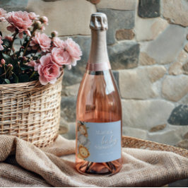 Etiquetas Para Vinos Espumosos Pastel Tropical Baby Shower Jungle Safari Animales