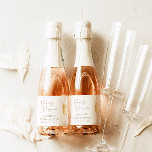 Etiquetas Para Vinos Espumosos Perlas y ducha de novia en Prosecco
