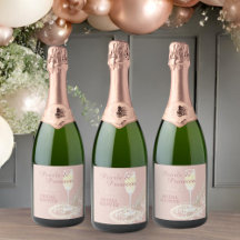 Perlas y prosecco beben el aliento de la ducha de