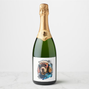Etiquetas Para Vinos Espumosos Perro de esquí en Google 6