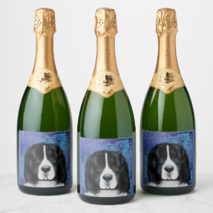Etiquetas Para Vinos Espumosos Perro Terranova