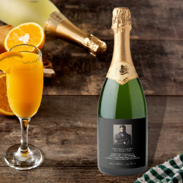 Etiquetas Para Vinos Espumosos Personalizado de cumpleaños foto datos divertidos 