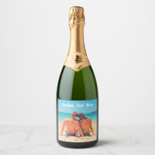 Etiquetas Para Vinos Espumosos Personalizado Foto Texto Sparkling Wine Label Your