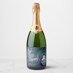 Etiquetas Para Vinos Espumosos Pop Fizz Chequea Alicia Azul en Boda de Maravilla