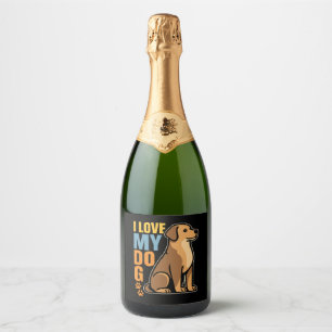 Etiquetas Para Vinos Espumosos Por qué amo a mi perro � Diseño conmovedor de cele