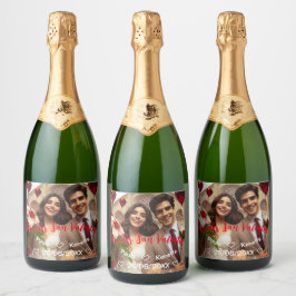 Etiquetas Para Vinos Espumosos Primer Día de San Valentín juntos | Foto Español