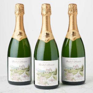 Etiquetas Para Vinos Espumosos Provenza Elegante Chateau