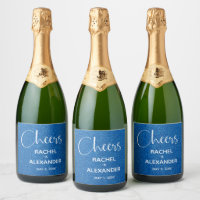 PURPURINA azul CHEER Boda Sparkling Wine Labs