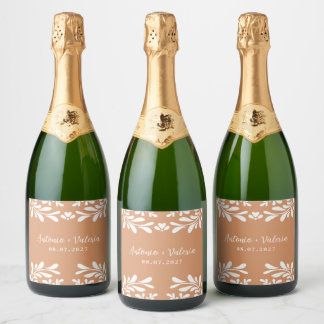 Etiquetas Para Vinos Espumosos Recuerdos de Fiesta de Boda Mexicana de Talavera