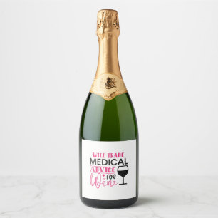 Etiquetas Para Vinos Espumosos Regalo de enfermera cambiará consejos médicos por