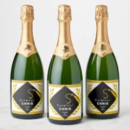 Etiquetas Para Vinos Espumosos Regalo de Fiesta de graduación universitaria