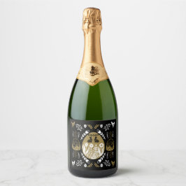 Etiquetas Para Vinos Espumosos Regalo de vacaciones de Pascua de Abril