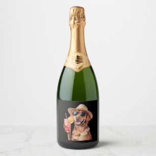 Etiquetas Para Vinos Espumosos Retriever de Labrador