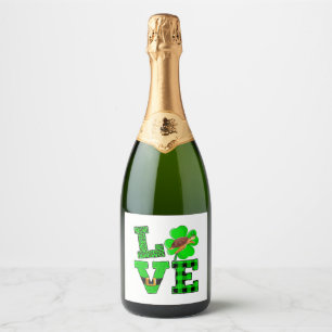 Etiquetas Para Vinos Espumosos Shamrock Verde Cuadros Amor Tortuga Marina St Patr