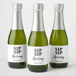Etiquetas Para Vinos Espumosos Sip Sip Hooray Favor