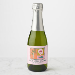 Etiquetas Para Vinos Espumosos Soiree Bridal Shower Moderna PERSONALIZADO Cute