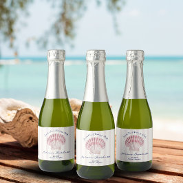 Etiquetas Para Vinos Espumosos Solomillo de la Marina Rosa y las Campanas Bodas