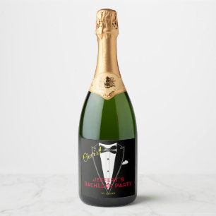 Etiquetas Para Vinos Espumosos Soltero de Tuxedo