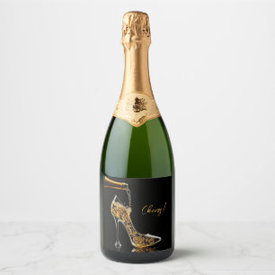 Etiquetas Para Vinos Espumosos Stiletto y vino espumoso