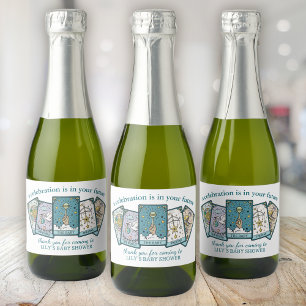 Etiquetas Para Vinos Espumosos Tarot Baby Shower