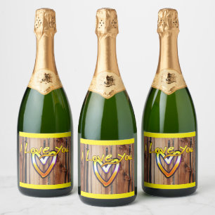 Etiquetas Para Vinos Espumosos Te Amo