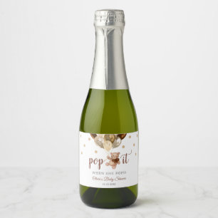Etiquetas Para Vinos Espumosos Teddy Bear Se Lo Pon Cuando Pops Un Regalo De Baby