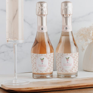 Etiquetas Para Vinos Espumosos 'Tini Bit Older Martini Coquette Cumpleaños
