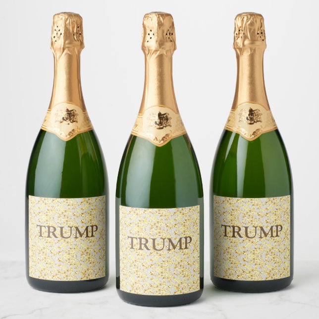 ETIQUETAS PARA VINOS ESPUMOSOS TRUMP (Botellas)