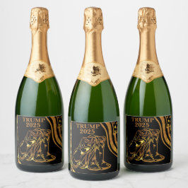 ETIQUETAS PARA VINOS ESPUMOSOS TRUMP 2025