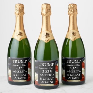 ETIQUETAS PARA VINOS ESPUMOSOS TRUMP 2025