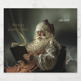 Etiquetas Para Vinos Espumosos Vieja imagen de la magia de Santa Claus de las vac