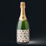 Etiquetas Para Vinos Espumosos Vintage Christmas Sparkling Wine Bottle Labs<br><div class="desc">Añada un toque de elegancia festiva a sus celebraciones navideñas con estas etiquetas de botellas de vino espumoso de Navidad. Con un delicioso patrón de Papá Noel, renos, árboles de Navidad y adornos de vacaciones, estas etiquetas le aportan un encanto nostálgico a sus bebidas de vacaciones. Perfecto para regalar una...</div>