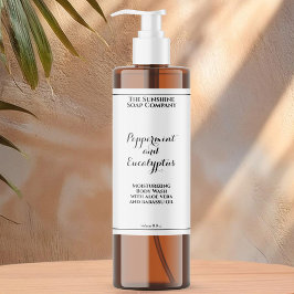 Etiquetas Para Vinos Espumosos Waterproof curly font white cosmetics bottle label