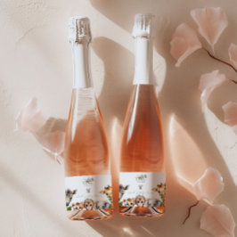 Etiquetas Para Vinos Espumosos Wild One Safari Animal Jungle Baby Shower