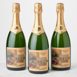 Etiquetas Para Vinos Espumosos Yorkie Poo