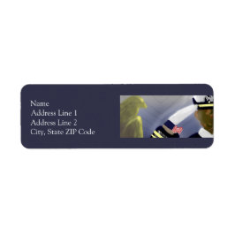 Etiquetas Patriotic USA VeterArt Return