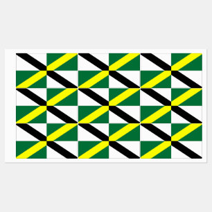 Etiquetas patrióticas con bandera de Monterrey