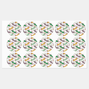 Etiquetas Patrón Bra multicolor