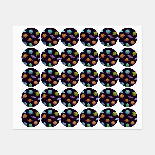 Etiquetas Patrón de espacio (Hoja)