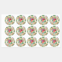 Patrón de estampado de leopardo floral tropical