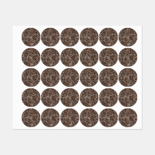 Etiquetas Patrón de impresión animal