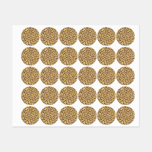 Etiquetas Patrón de impresión animal