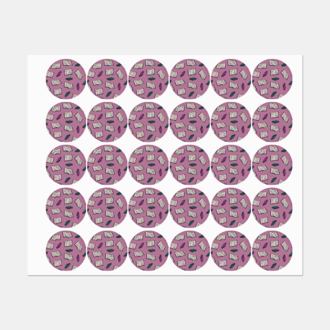 Etiquetas Patrón de libro (Hoja)