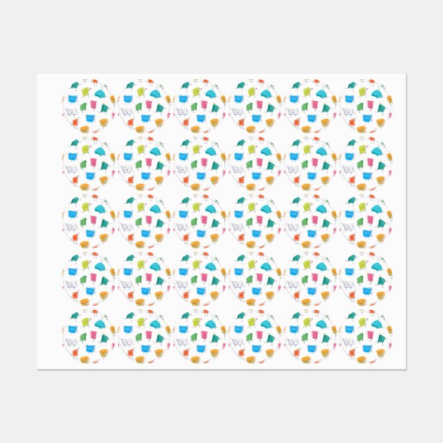 Etiquetas Patrón de libro (Hoja)